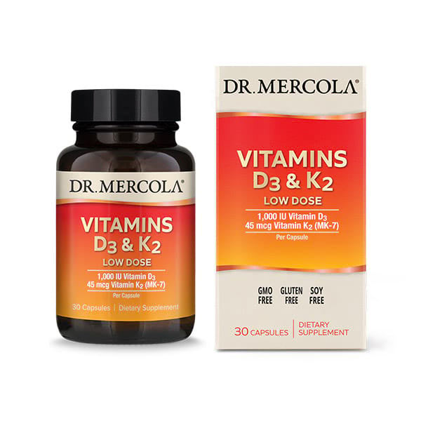DrM Vitamins D3 & K2 (low dose) 1.000 IU - 30 capsules